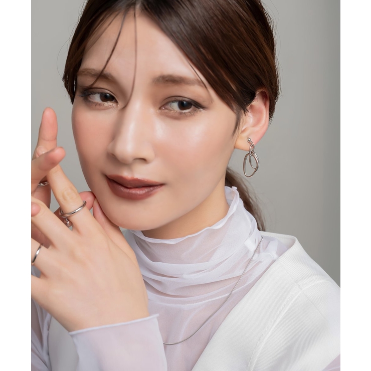 イヤリング レディース ワイヤーフィット | CREAM-DOT | 詳細画像7 