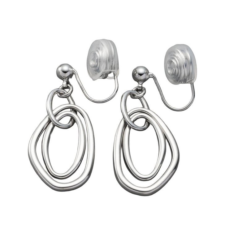 シルバー | イヤリング レディース ワイヤーフィット | CREAM-DOT