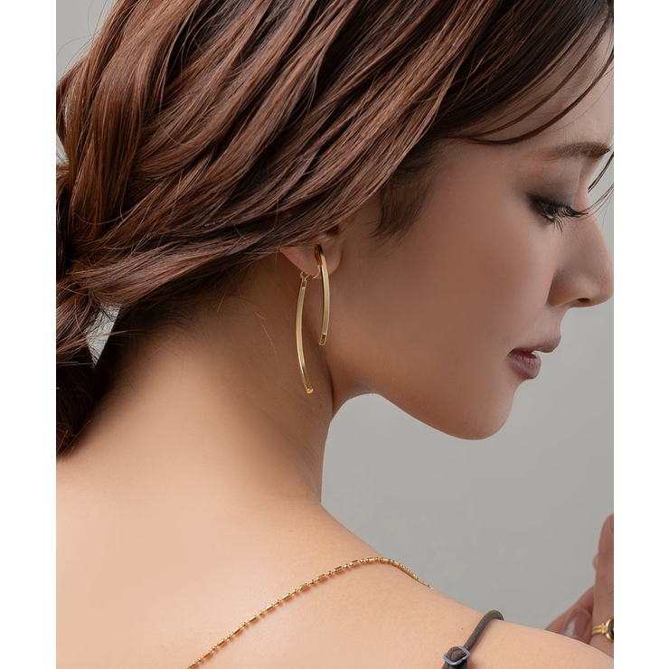 イヤリング レディース ワイヤーフィット | CREAM-DOT | 詳細画像10 