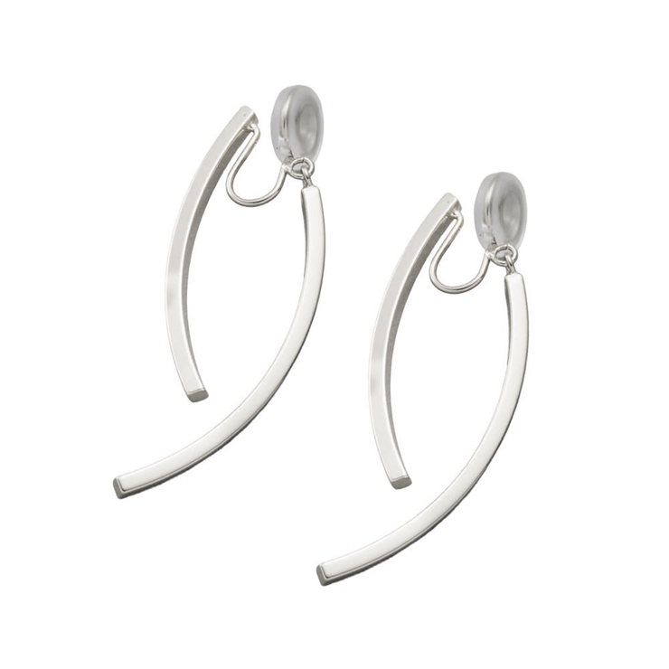 シルバー | イヤリング レディース ワイヤーフィット | CREAM-DOT