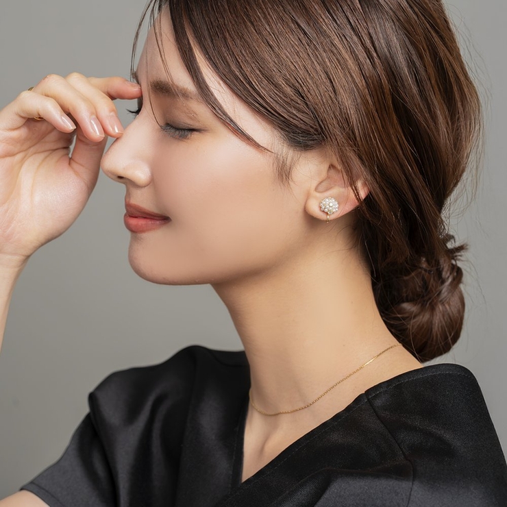 イヤリング レディース ワイヤーフィット | CREAM-DOT | 詳細画像8 