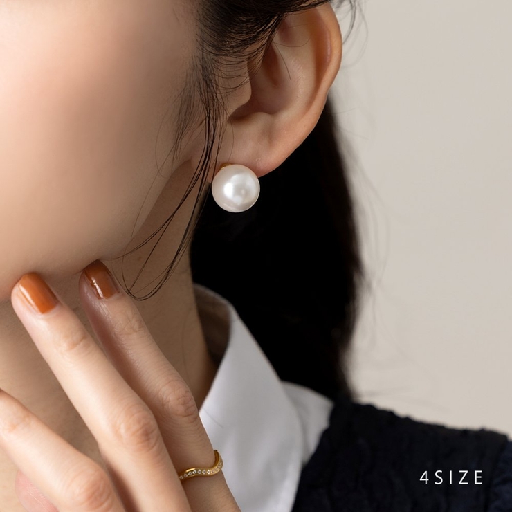 イヤリング レディース ワイヤーフィット | CREAM-DOT | 詳細画像1 