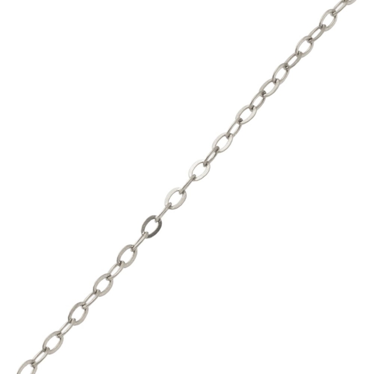 F：シルバー | ネックレス 金属アレルギー ステンレス | CREAM-DOT