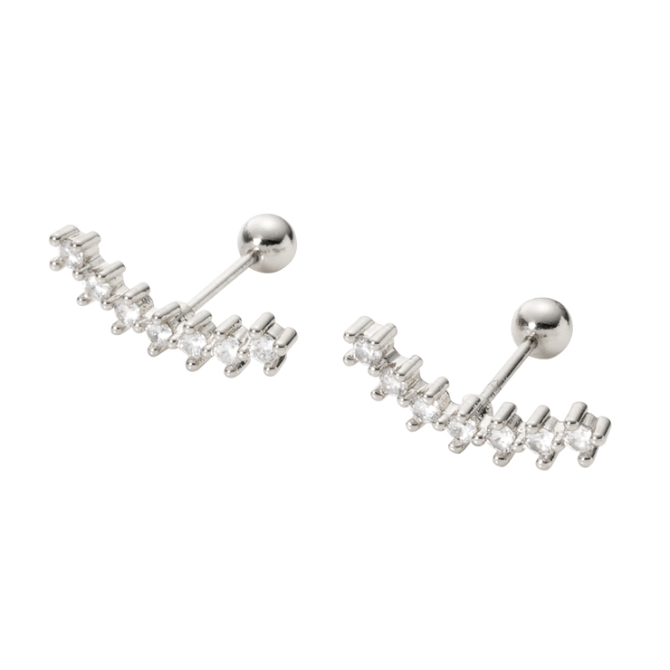 シルバー | ピアス レディース ネジロック式 | CREAM-DOT