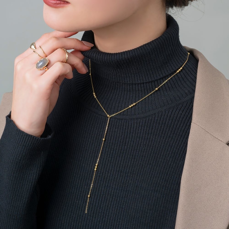 サージカルステンレス 金属アレルギー対応 ネックレス | CREAM-DOT | 詳細画像1 