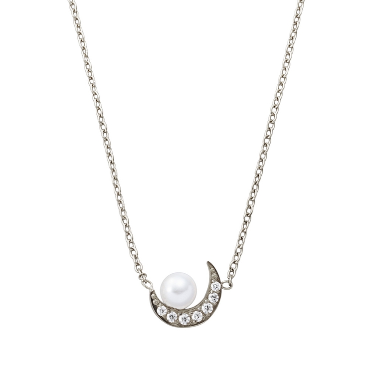 シルバー | サージカルステンレス 金属アレルギー対応 ネックレス | CREAM-DOT