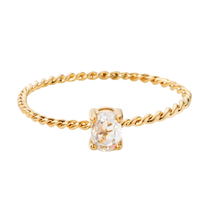 ゴールド | サージカルステンレス 金属アレルギー対応 リング | CREAM-DOT