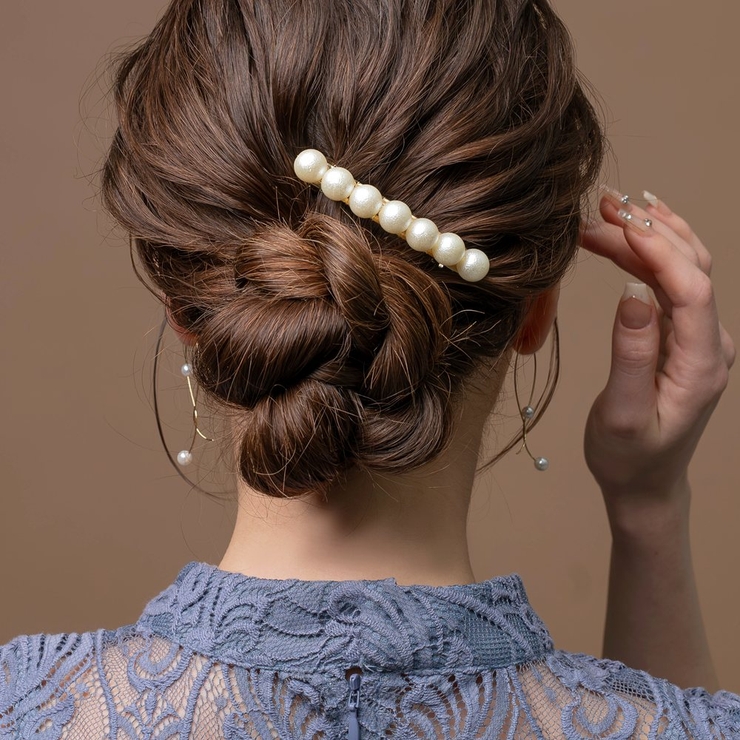 バレッタ ヘアクリップ ヘアアクセサリー | CREAM-DOT | 詳細画像6 