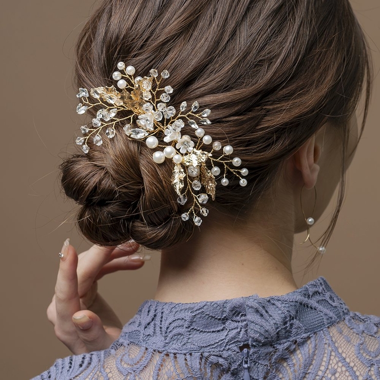 ヘアコーム ヘアピン フラワー | CREAM-DOT | 詳細画像5 