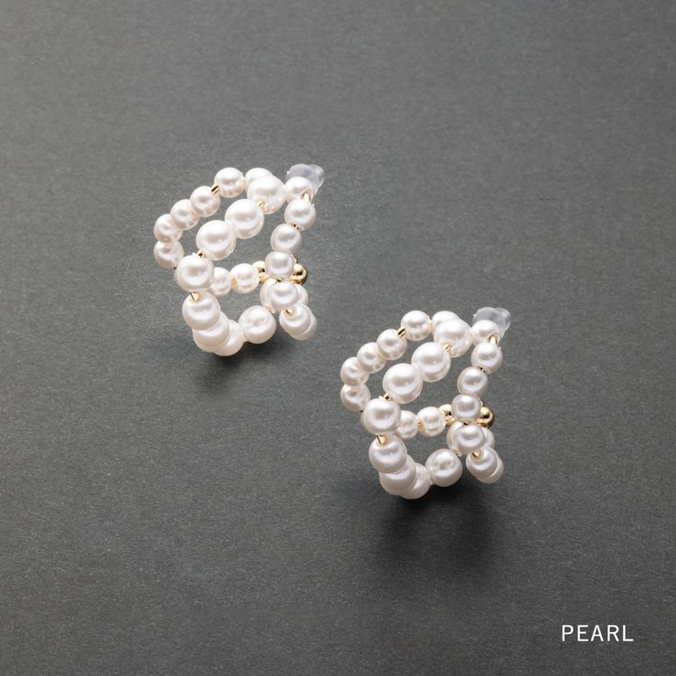 ピアス フープピアス チタンポスト | CREAM-DOT | 詳細画像2 