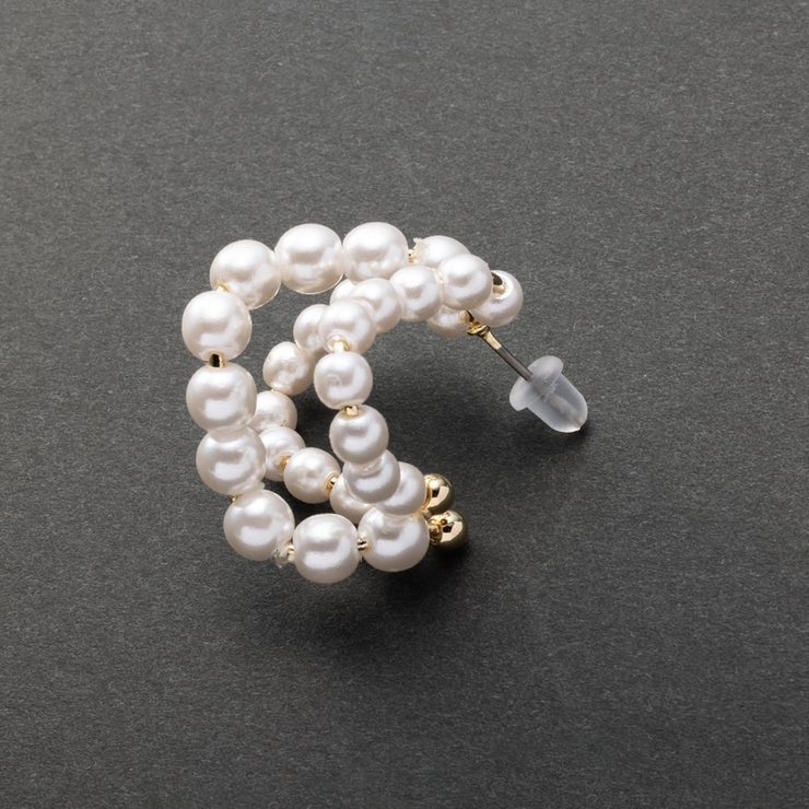 ピアス フープピアス チタンポスト | CREAM-DOT | 詳細画像6 