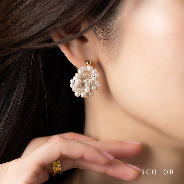 ピアス チタンポスト 低アレルギー | CREAM-DOT | 詳細画像1 