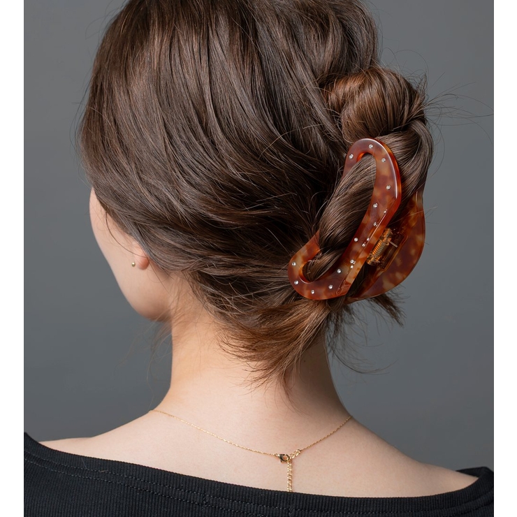 バンスクリップ ヘアクリップ マーブル | CREAM-DOT | 詳細画像7 