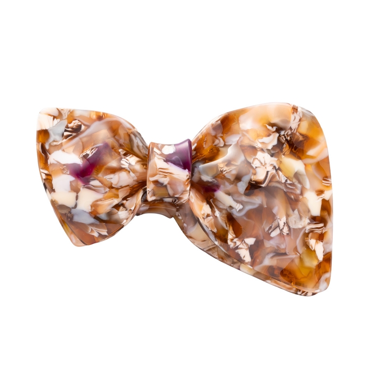 ブラウン | バンスクリップ ヘアクリップ リボン | CREAM-DOT