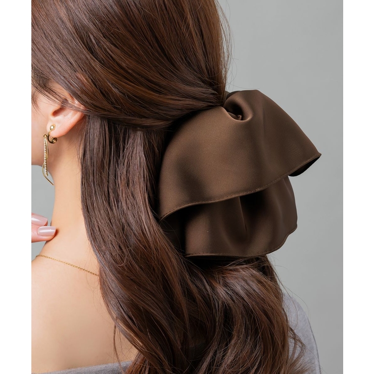 バンスクリップ ヘアクリップ サテン調 | CREAM-DOT | 詳細画像10 