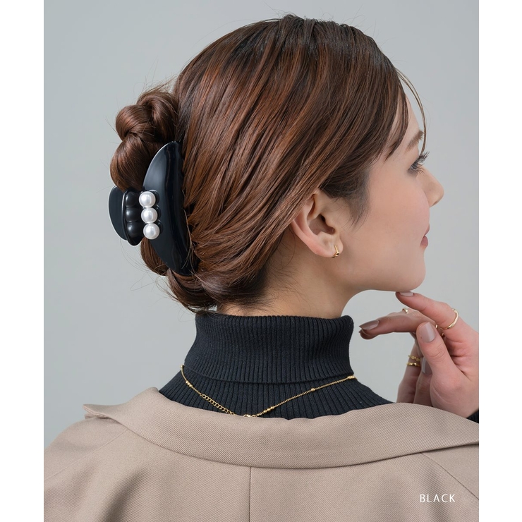 バンスクリップ ヘアクリップ 3粒 | CREAM-DOT | 詳細画像8 