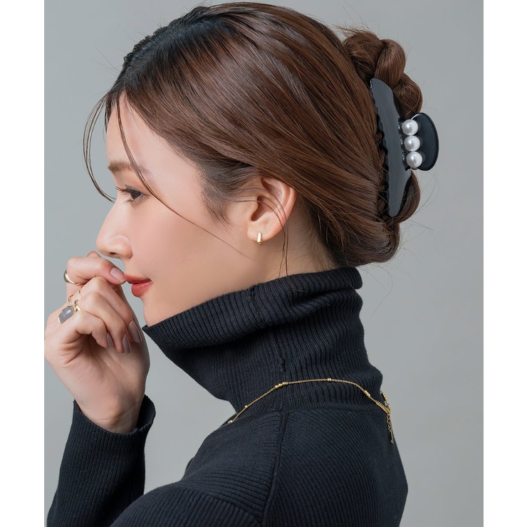 バンスクリップ ヘアクリップ 3粒 | CREAM-DOT | 詳細画像9 