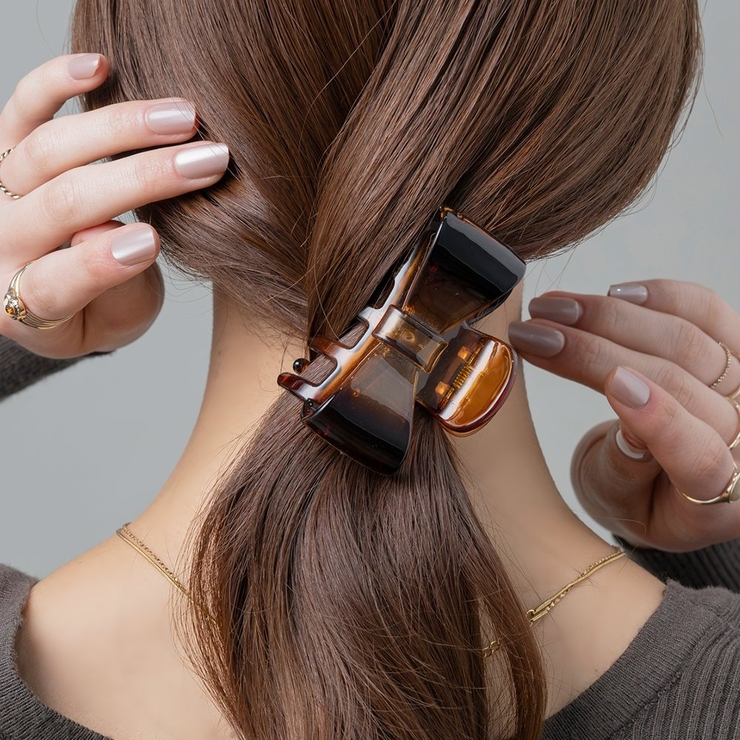 バンスクリップ ヘアクリップ リボン | CREAM-DOT | 詳細画像9 