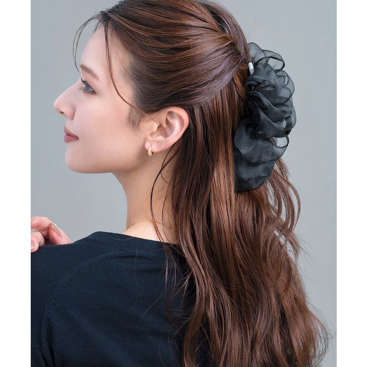 バンスクリップ ヘアクリップ オーガンジー | CREAM-DOT | 詳細画像11 