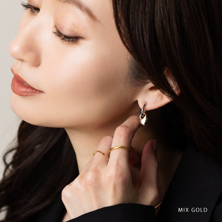 ピアス レディース 18kコーティング | CREAM-DOT | 詳細画像9 