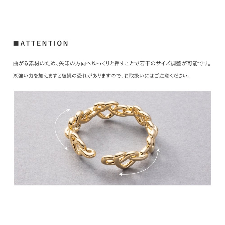 リング 指輪 18kコーティング | CREAM-DOT | 詳細画像11 