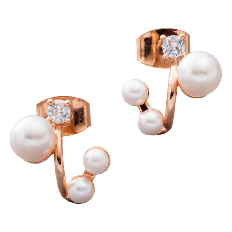 ピンクゴールド | 選べる ピアス イヤリング | CREAM-DOT