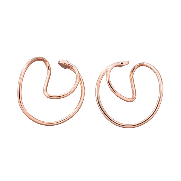 ピンクゴールド | イヤーカフ 金属アレルギー ニッケルフリー | CREAM-DOT