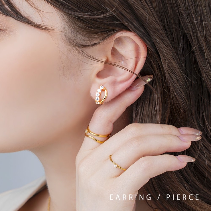 選べる イヤリング ピアス | CREAM-DOT | 詳細画像1 