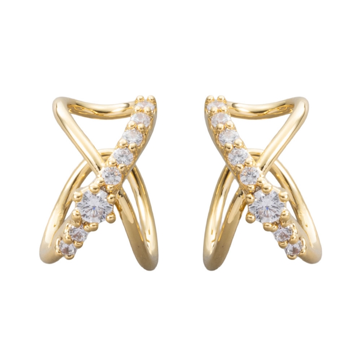 ゴールド | イヤーカフ 金属アレルギー ニッケルフリー | CREAM-DOT