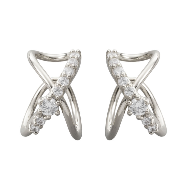 シルバー | イヤーカフ 金属アレルギー ニッケルフリー | CREAM-DOT