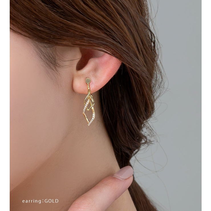 金属アレルギー対応 選べる イヤリング | CREAM-DOT | 詳細画像8 