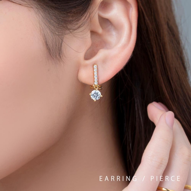 選べる イヤリング ピアス | CREAM-DOT | 詳細画像1 