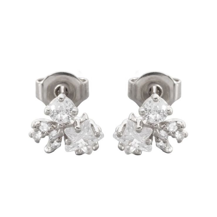 A：シルバー | 選べる イヤリング ピアス | CREAM-DOT