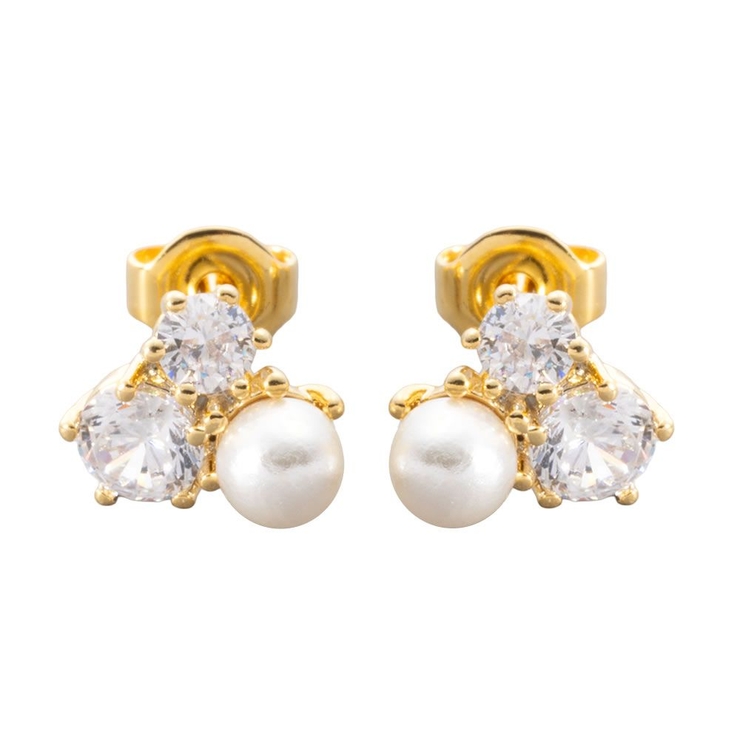 B：ゴールド | 選べる イヤリング ピアス | CREAM-DOT