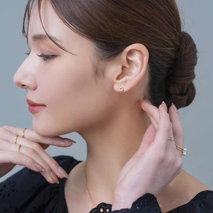 金属アレルギー対応 ピアス ニッケルフリー | CREAM-DOT | 詳細画像9 