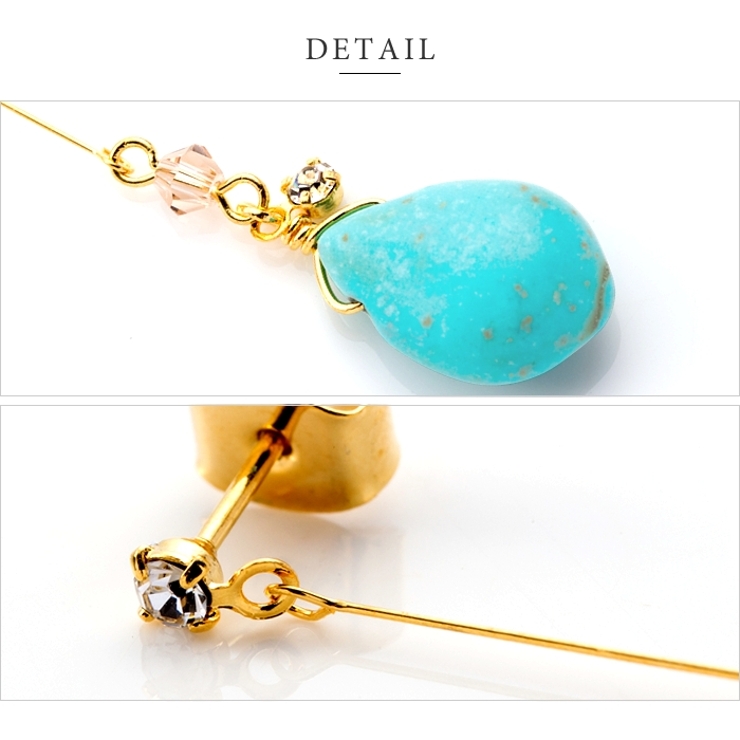 ピアス ニッケルフリー 18Kコーティング | CREAM-DOT | 詳細画像4 