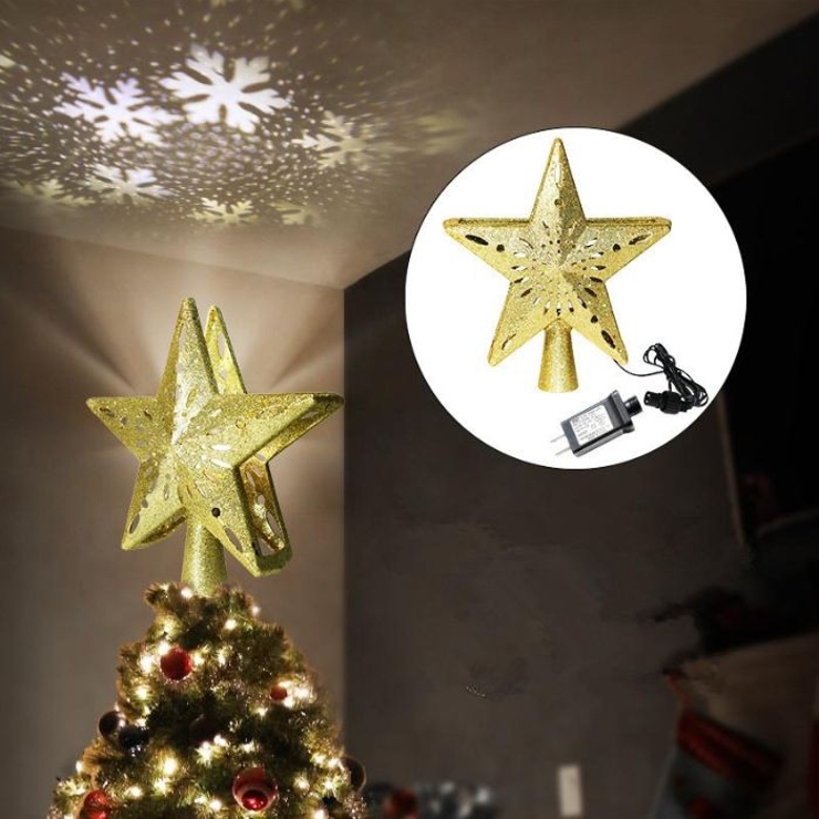 LEDライト付きクリスマスの星 クリスマスツリー LED[品番：RM000002546 ...