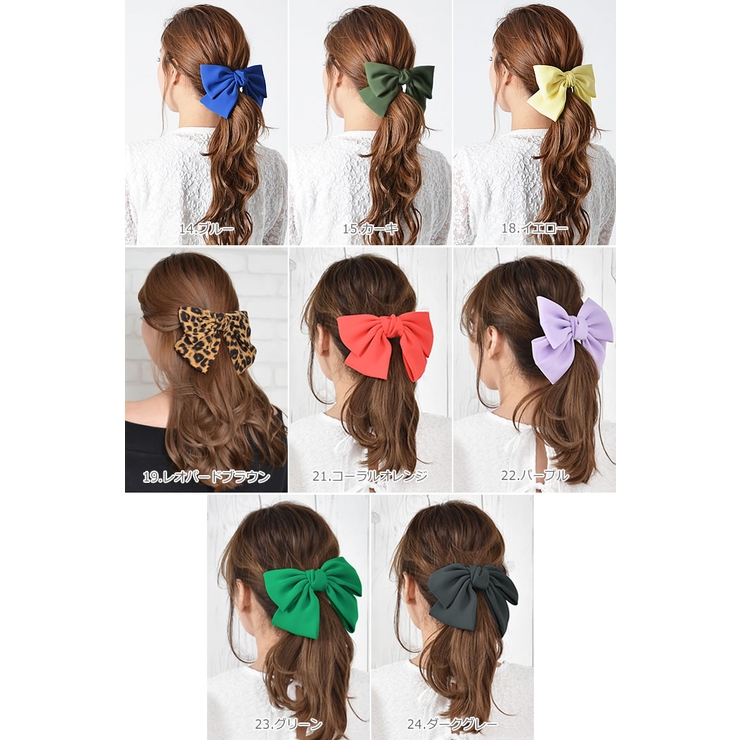 リボン ヘアゴム バレッタ | curvy's  | 詳細画像7 