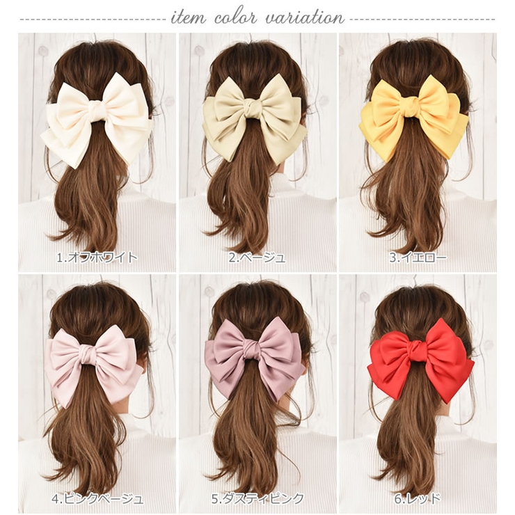 リボン バレッタ ヘアゴム | curvy's  | 詳細画像5 
