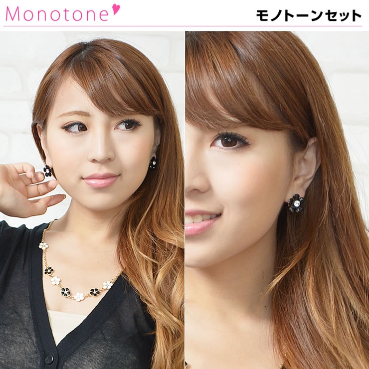 (2個SETチャーミングプチフラワーピアス)ピアス アクセサリー ジュエリー | curvy's  | 詳細画像4 