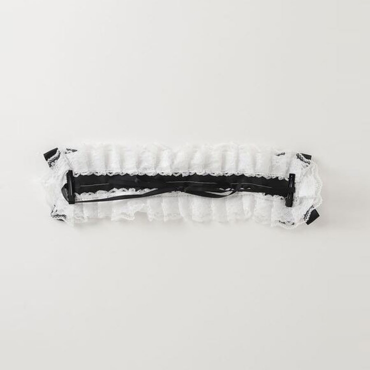 CV Select【シーブイセレクト】フリルヘッドドレス 全2色ブラック | ililil | 詳細画像5 