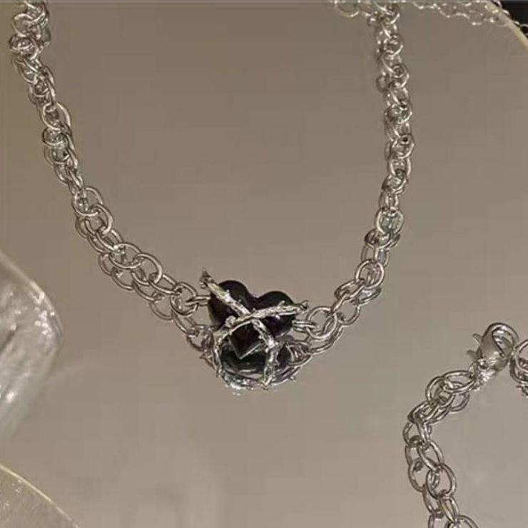 CV Select棘ハートネックレス 全1色 | ililil | 詳細画像4 