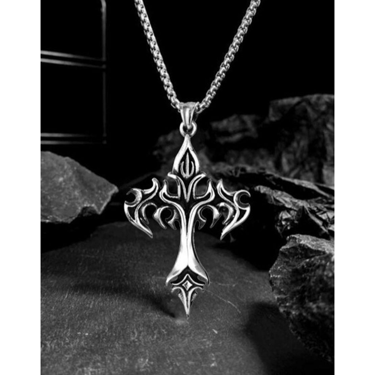 NOVESSELファイヤークロスネックレス 全1色 ファイヤー | ililil | 詳細画像4 