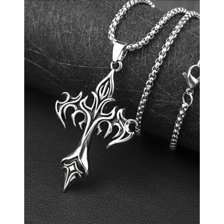 NOVESSELファイヤークロスネックレス 全1色 ファイヤー | ililil | 詳細画像5 