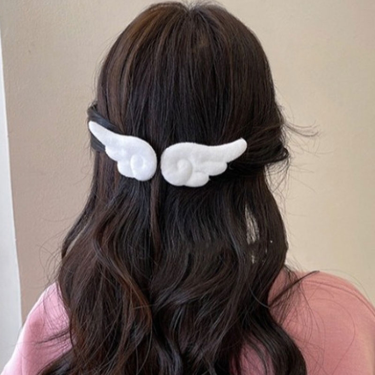 CV Selectエンジェルウィングモチーフヘアクリップ 全2色 | ililil | 詳細画像2 