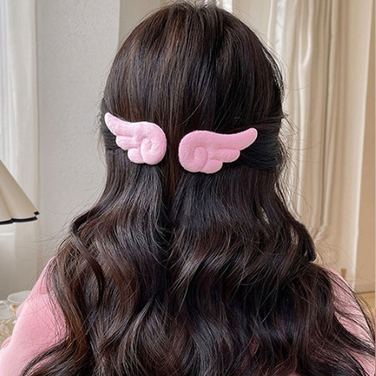 CV Selectエンジェルウィングモチーフヘアクリップ 全2色 | ililil | 詳細画像3 