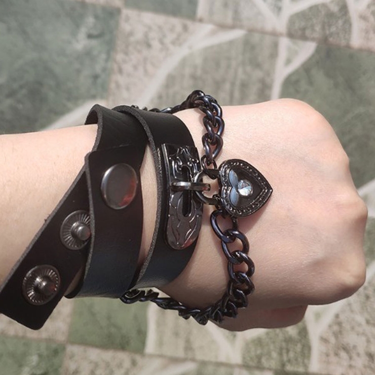 CV Select【シーブイセレクト】ハートチェーンチョーカー 全1色ラック | ililil | 詳細画像4 