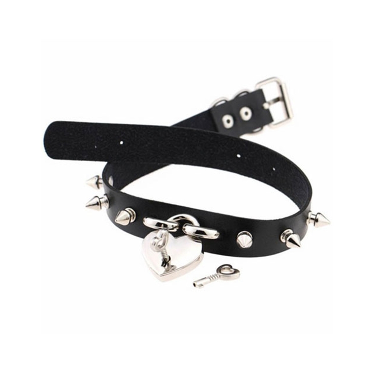 NOVESSELハートロックスタッズチョーカー 全2色 ラック | ililil | 詳細画像3 