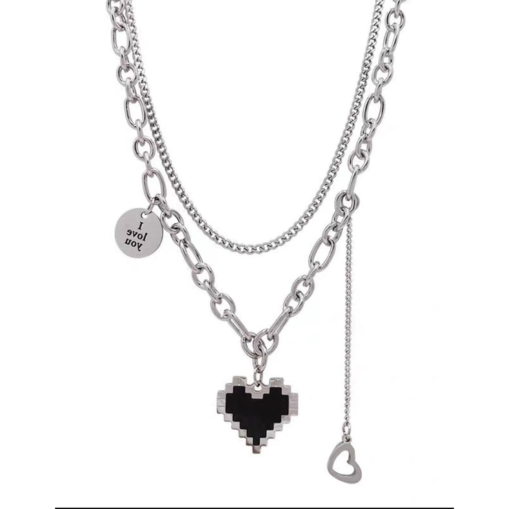 CV Selectハートネックレス 全1色 | ililil | 詳細画像4 