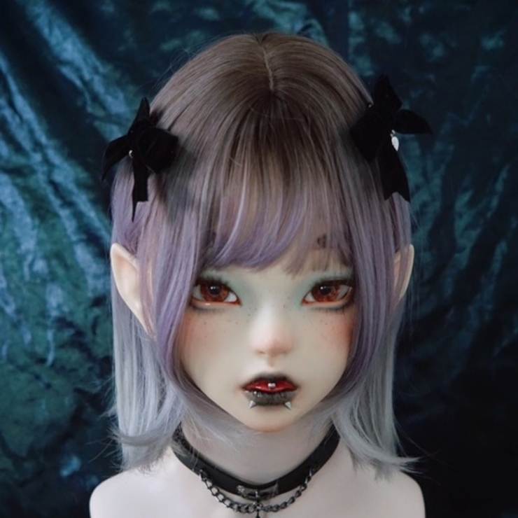 クロスハートリボンヘアピン 全1色(2個セット)ブラック 黒 | ililil | 詳細画像3 